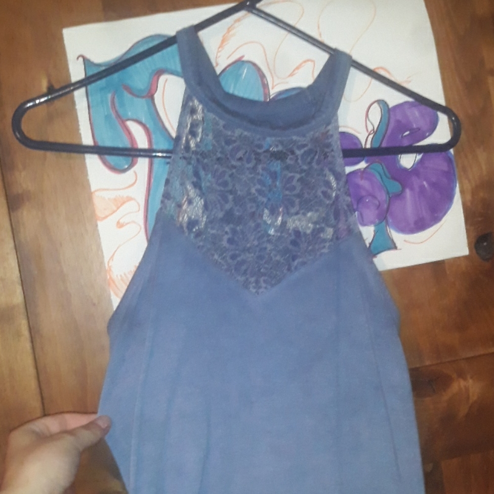 Blue dress